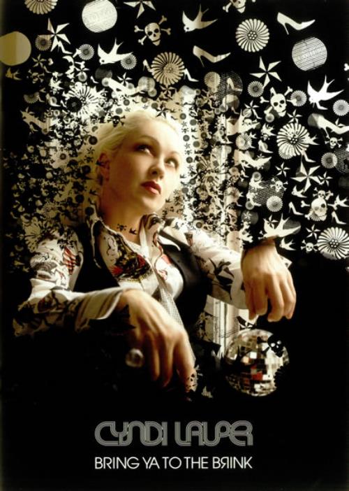 Cyndi Lauper Bring Ya To The Brink UK tour programme (452372